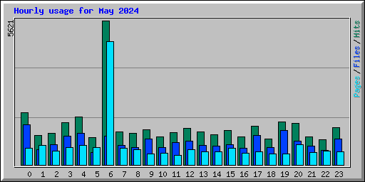 Hourly usage for May 2024